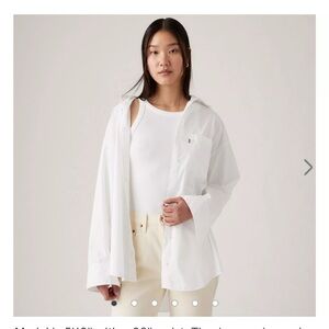 Levi’s white button down